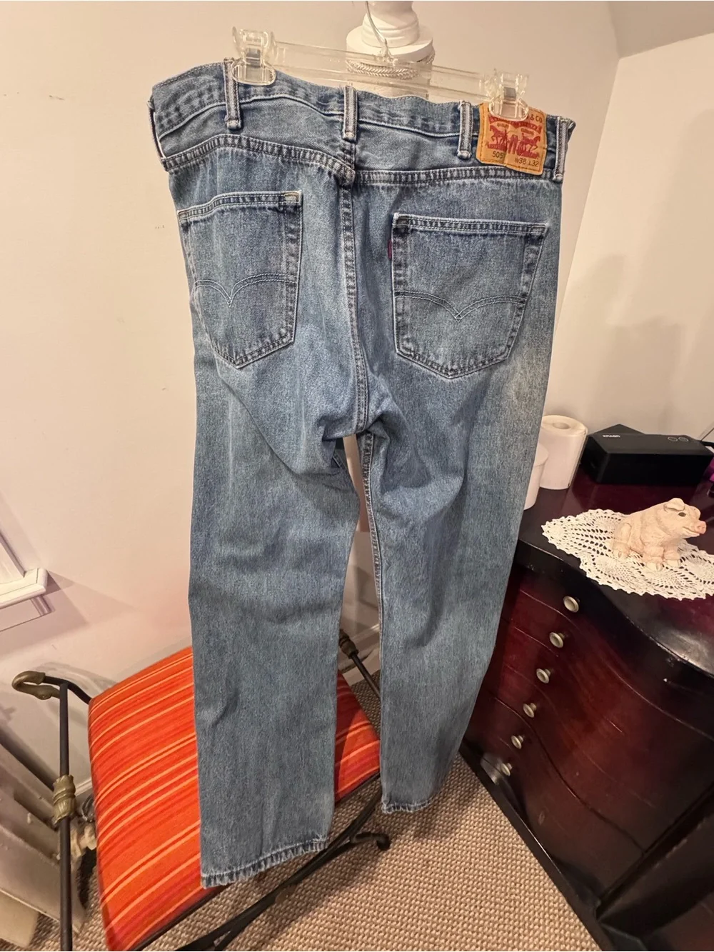 Levi's Light Blue Straight Leg Jeans